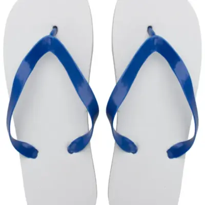 Strandpapucs, sötét kék / fehér