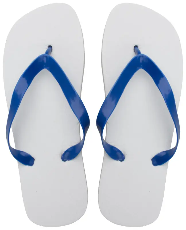 Strandpapucs, sötét kék / fehér