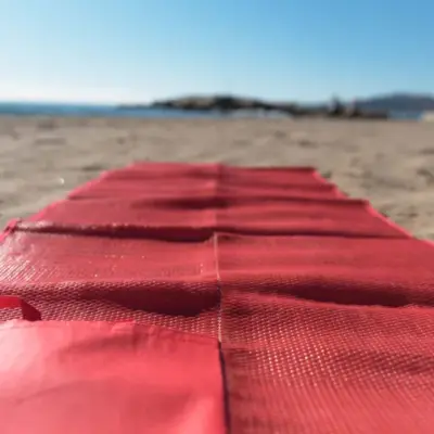 Strandszőnyeg, narancssárga