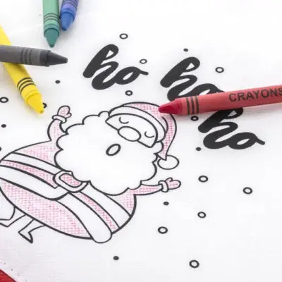 Színezhető Mikulássapka, fehér