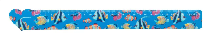 Szív formájú vonalzó, 30 cm – Couler 30, fehér