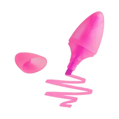 Szövegkiemelő, pink