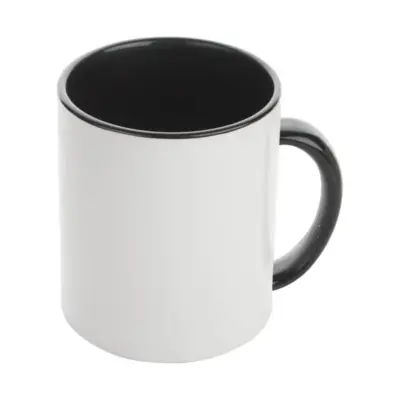 Szublimációs bögre – InnoColour, fekete / fehér