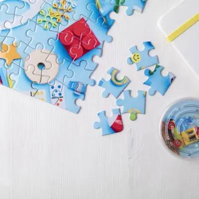 Szublimációs puzzle, fehér