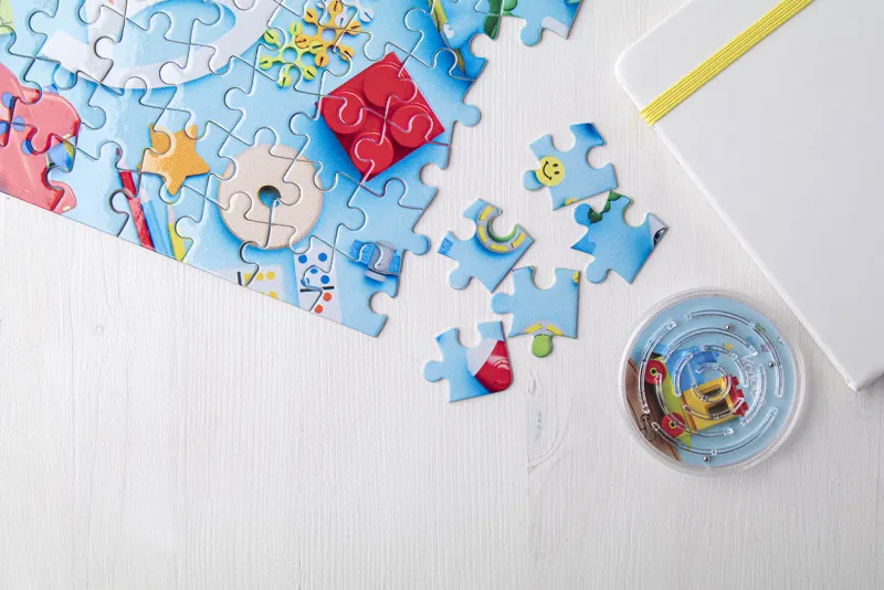 Szublimációs puzzle, fehér