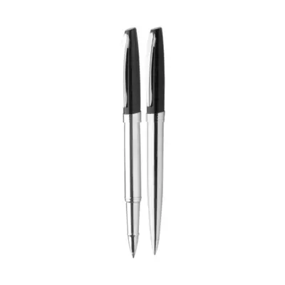 Toll szett, ezüst / fekete