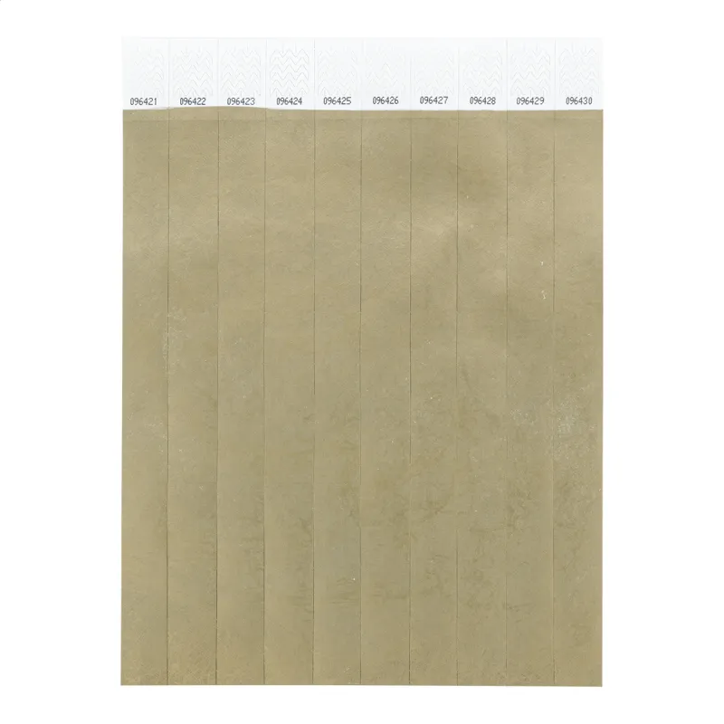 Tyvek karszalagok (10 db) – Wristvek, arany
