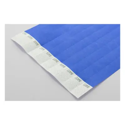 Tyvek karszalagok (10 db) – Wristvek, kék