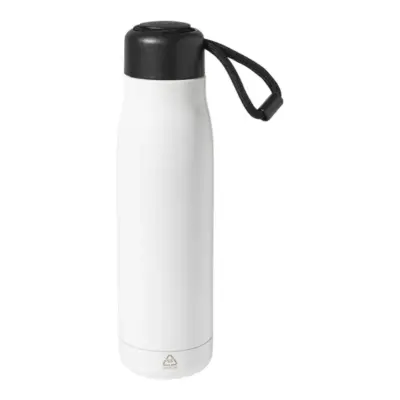 Újrahasznosított rozsdamentes acél termosz, fehér