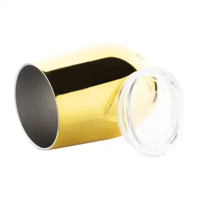 Újrahasznosított rozsdamentes acél thermo pohár – Rebby Oro, arany