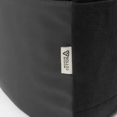 Újrahasznosított vászon hátizsák – Blakkan Back, fekete