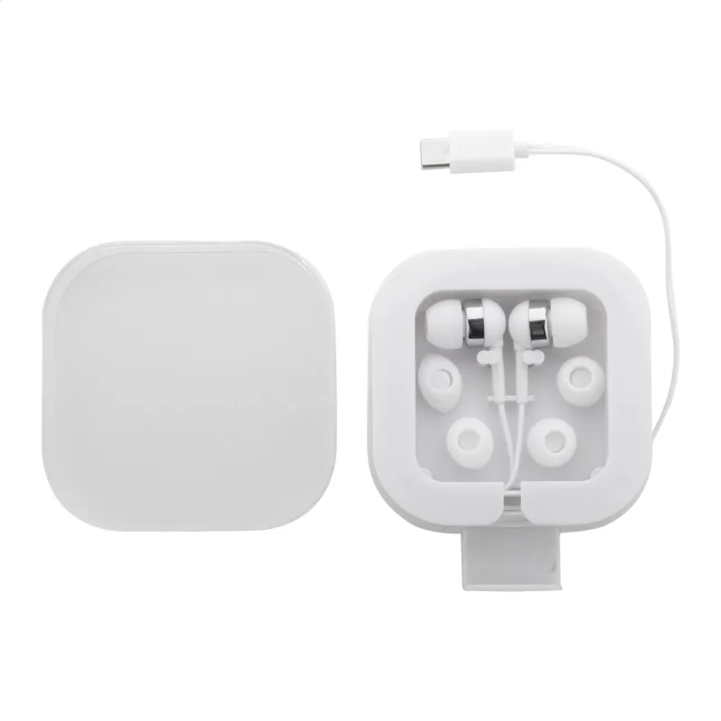 USB-C fülhallgató, fehér