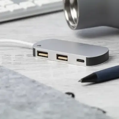USB hub – Raluhub, ezüst