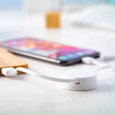 USB töltőkábel, fehér