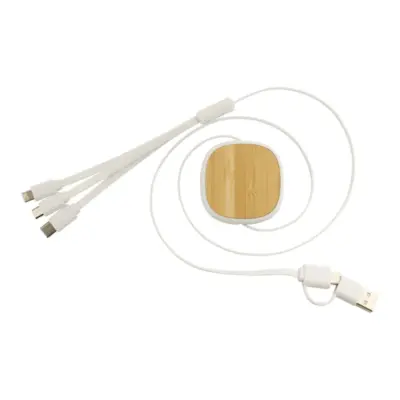 USB töltőkábel, fehér