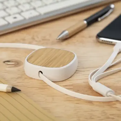 USB töltőkábel, fehér
