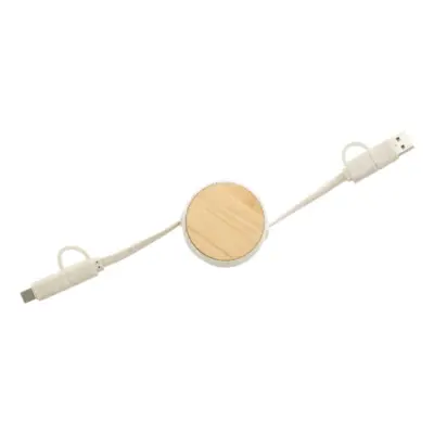 USB töltőkábel, natúr