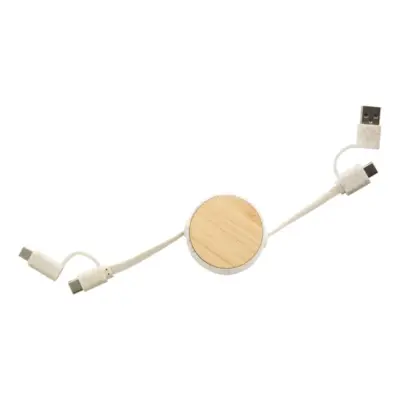 USB töltőkábel, natúr