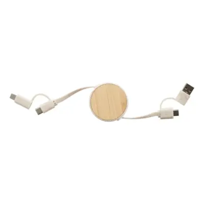 USB töltőkábel, natúr