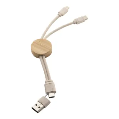 USB töltőkábel, natúr
