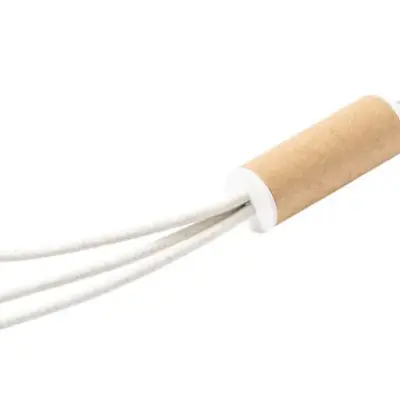 USB töltős kulcstartó, natúr