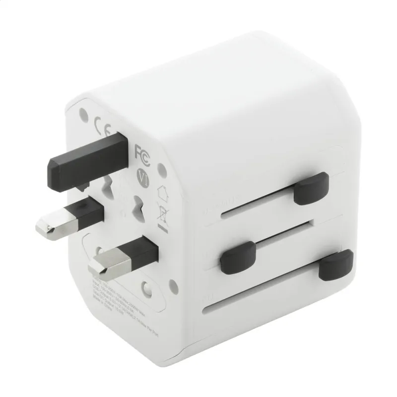 Úti adapter, fehér