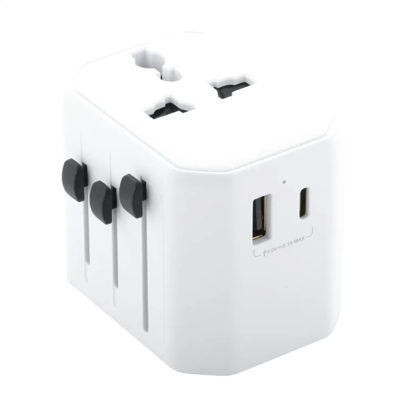 Úti adapter, fehér