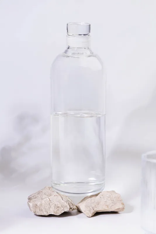Üveg kulacs – Agua, átlátszó