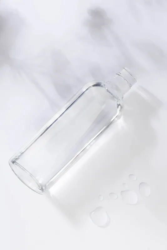 Üveg kulacs – Agua, átlátszó
