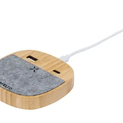 Vezeték nélküli töltő, sötétszürke