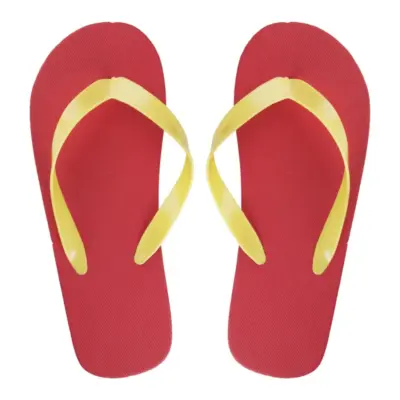 Egyedi strandpapucs - talp – CreaPlaya, piros