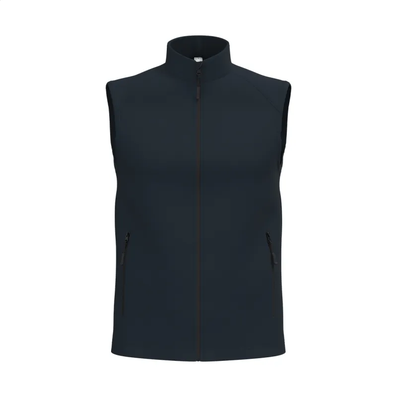 Kétrétegű softshell mellény – IB413, sötét kék