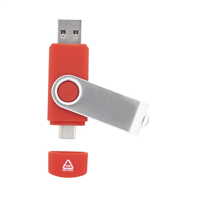 RABS OTG USB memória – TwistDrive Plus, piros
