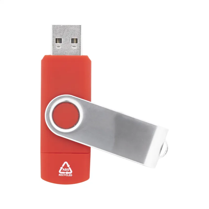 RABS OTG USB memória – TwistDrive Plus, piros