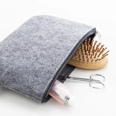 RPET kozmetikai táska – Refelt Beauty, szürke