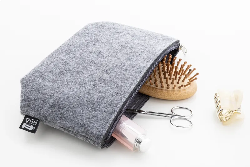 RPET kozmetikai táska – Refelt Beauty, szürke
