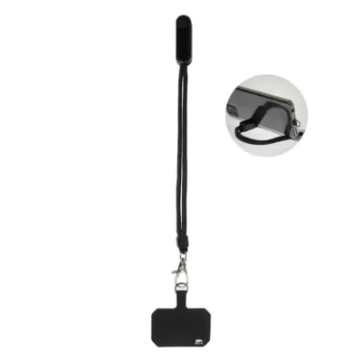RPET mobiltartó csuklópánt – CuffStand, fekete