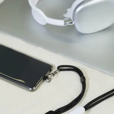 RPET mobiltartó csuklópánt – CuffStand, fekete