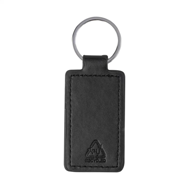RPU kulcstartó – ShineKey Rect, fekete