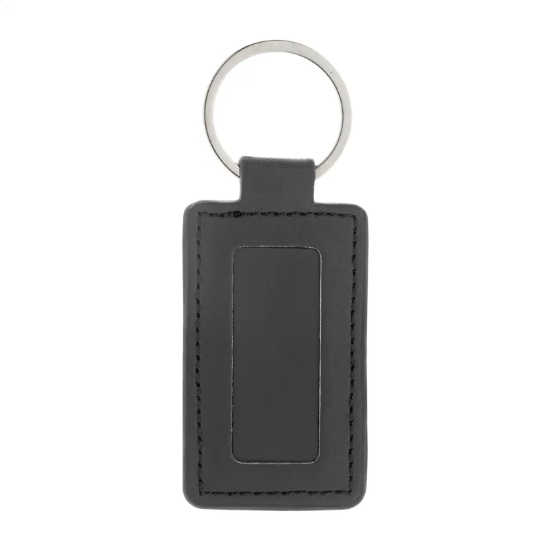 RPU kulcstartó – ShineKey Rect, fekete