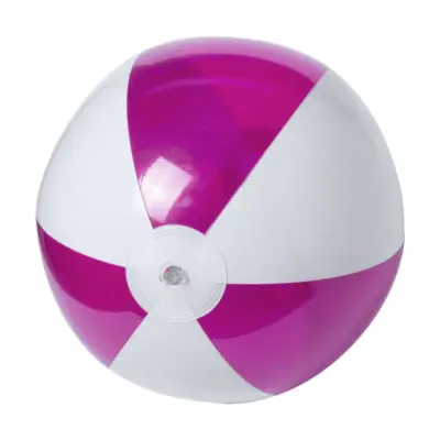 Strandlabda (ø28 cm) – Byron, pink / fehér