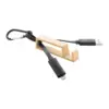 USB töltőkábel – Boppy, fekete / natúr