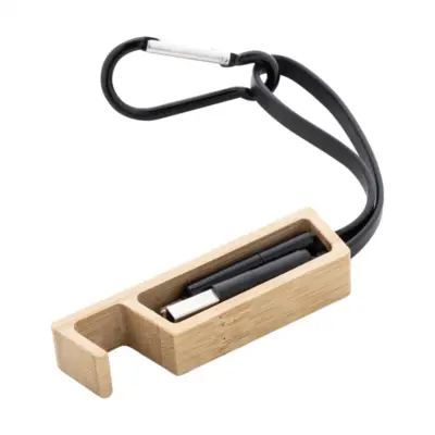 USB töltőkábel – Boppy, fekete / natúr
