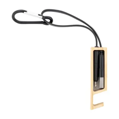 USB töltőkábel – Boppy, fekete / natúr