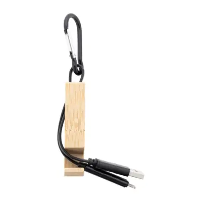 USB töltőkábel – Boppy, fekete / natúr