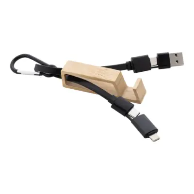 USB töltőkábel – Boppy, fekete / natúr