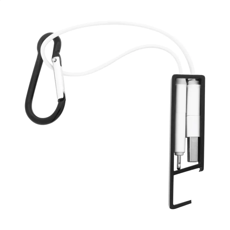 USB töltőkábel – Cappy, fekete