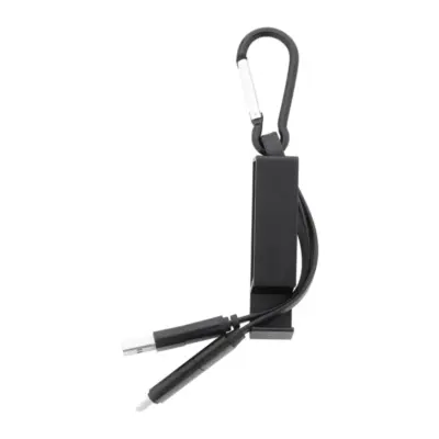 USB töltőkábel – Cappy, fekete